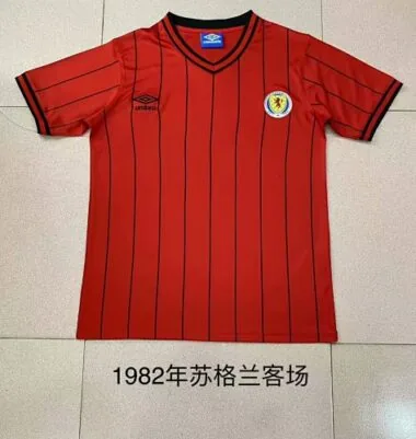1982 Scotland Away Retro Soccer Jerseys