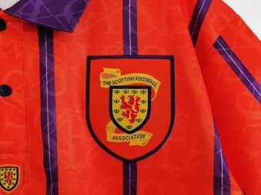 Afbeelding 2 van album Retro-voetbalshirts van Schotland voor uitwedstrijden uit 1994
