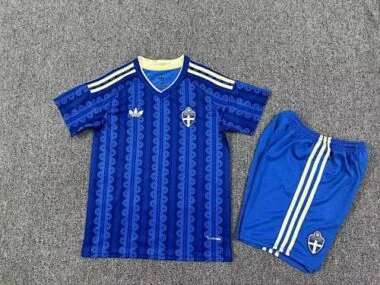 2026 Sweden Away Kids Soccer Jerseys
