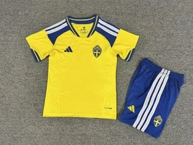 26-27 Sweden Home Kids Soccer Jerseys