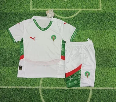 2025 Morocco Home Kids Soccer Jerseys