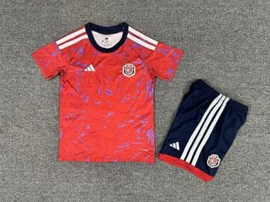 26–27 Costa Rica Heimtrikots für Kinder (Fußball)