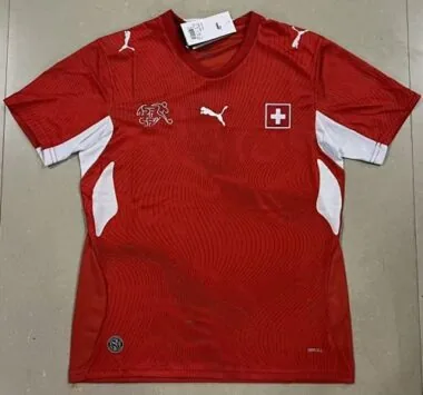 25-26 Zwitserland thuisvoetbalshirts