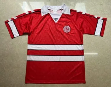 1998 Denmark Home Retro Soccer Jerseys