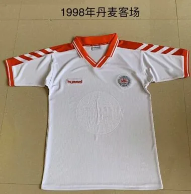 1988 Denmark Away Retro Soccer Jerseys