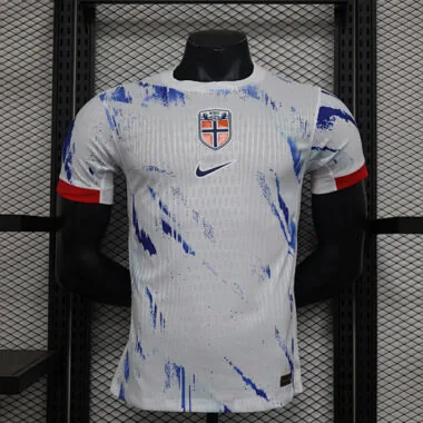 Voetbalshirts 2024 Noorwegen (uitwedstrijd, spelersversie)