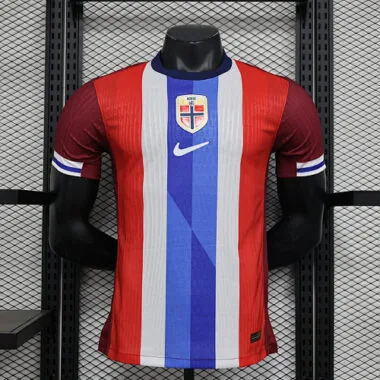 Voetbalshirts voor spelers uit Noorwegen, thuisversie 2024
