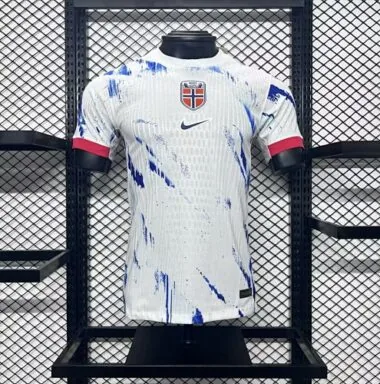 Voetbalshirts 2024 Noorwegen (uitwedstrijd, spelersversie)