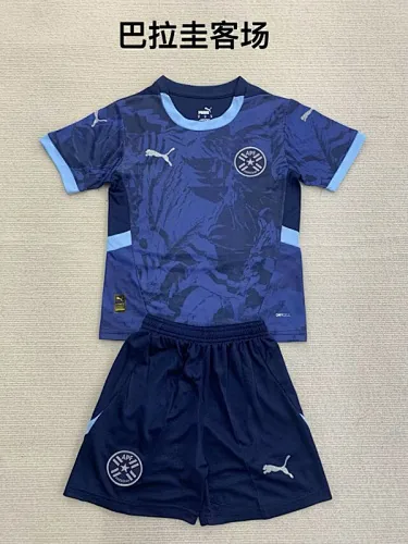 2024 Paraguay Away Kids Soccer Jerseys