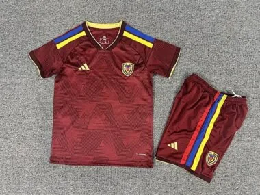 26-27 Venezuela thuisvoetbalshirts voor kinderen