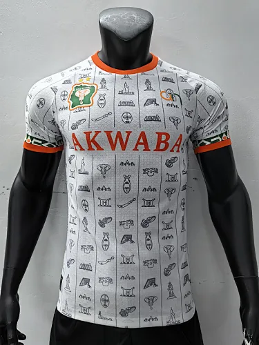 2023 Ivoorkust: voetbalshirts in spelersuitvoering voor trainingen