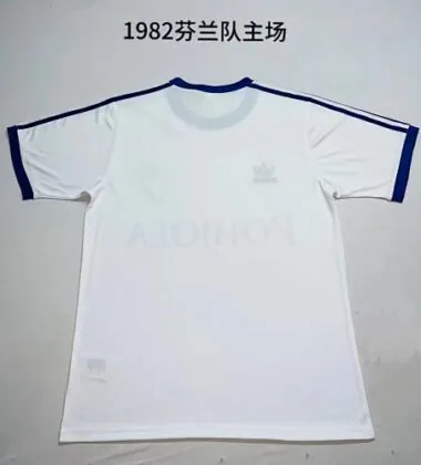 1982 Finland Home Retro Soccer Jerseys album image 2