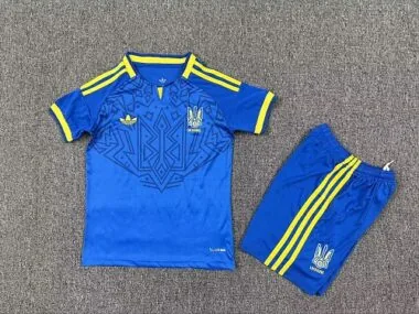 26-27 Ukraine Away Kids Soccer Jerseys