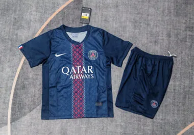 25-26 Paris Home Kids Soccer Jerseys