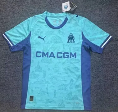 25-26 Marseille Fourth Soccer Jerseys