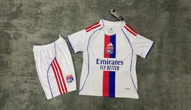 25-26 Lyon Home Kids Soccer Jerseys