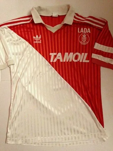 91/92 Monaco Home Retro Soccer Jerseys