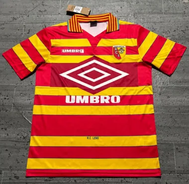 97/98 Lens Home Retro Soccer Jerseys