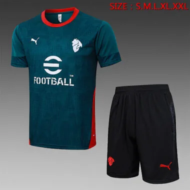25–26 AC Mailand Trainings-Fußballanzug