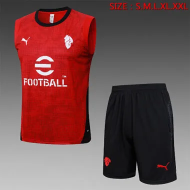 25–26 AC Mailand Trainings-Fußballweste