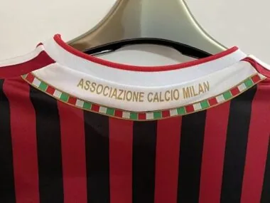 Imagen 2 del álbum 11/12 AC Milan Home Retro Long Sleeve Soccer Jerseys