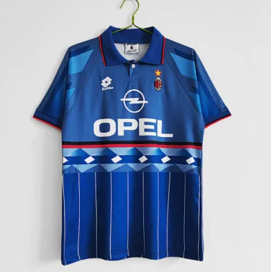 95/96 AC Mailand Auswärts-Retro-Fußballtrikots