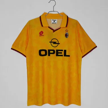 1995/96 AC Mailand Auswärts-Retro-Fußballtrikots