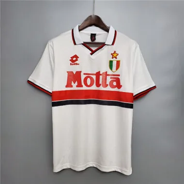 93/94 AC Mailand Auswärts-Retro-Fußballtrikots