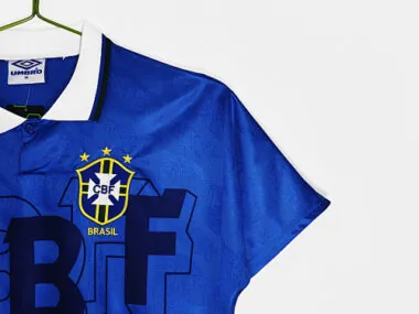 Imagen 8 del álbum 1992 Brazil Away Retro Soccer Jerseys