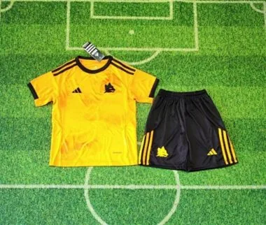 25-26 Roma Away Kids Soccer Jerseys
