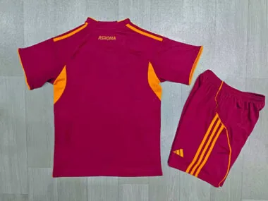 Afbeelding 2 van album 25-26 Roma thuisvoetbalshirts voor kinderen
