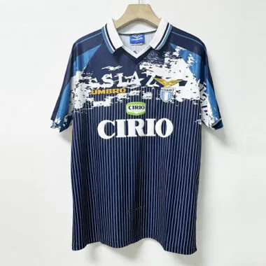 96-97 Lazio Auswärts-Retro-Fußballtrikots