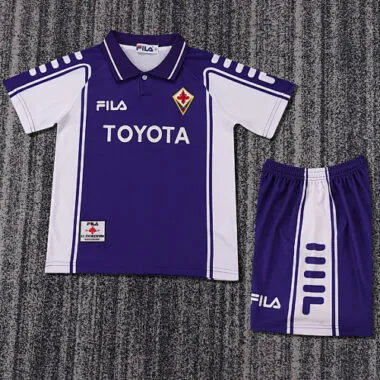 99-00 Fiorentina Home Kids Soccer Jerseys