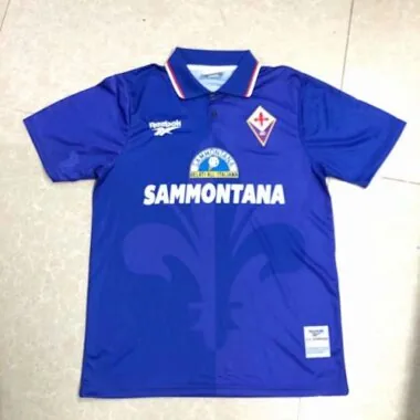 95/96 Fiorentina Home Retro Soccer Jerseys