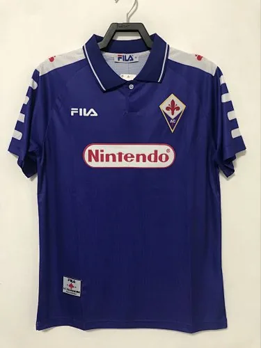 1998 Fiorentina Home Retro Soccer Jerseys
