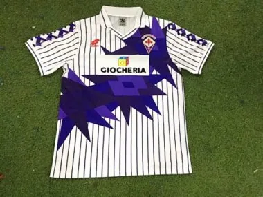 91/92 Fiorentina Away Retro Soccer Jerseys