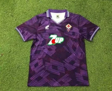 92/93 Fiorentina Home Retro Soccer Jerseys