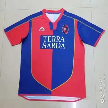 03/04 Cagliari Home Retro Soccer Jerseys