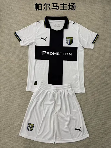25-26 Parma Home Kids Soccer Jerseys