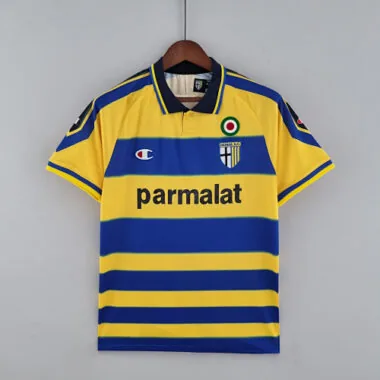 99/00 Parma Home Retro Soccer Jerseys