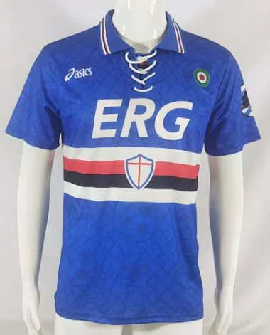1994/95 Sampdoria Home Retro Soccer Jerseys