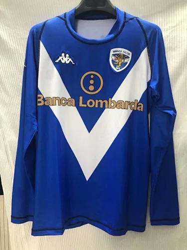 2002/03 Brescia Home Retro Long Soccer Jerseys