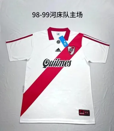 1998/99 River Plate Home Retro Soccer Jerseys