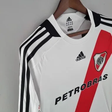 09/10 River Plate Home Retro Long Sleeve Soccer Jerseys album image 3