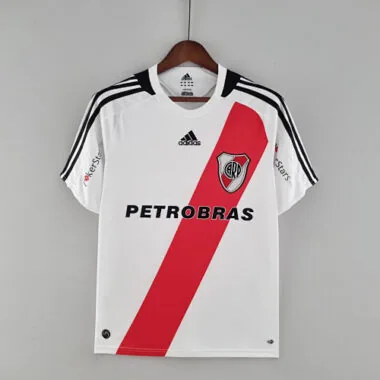 09/10 River Plate Home Retro Soccer Jerseys