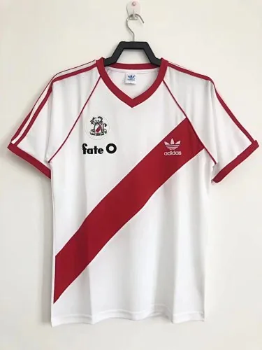 1986 River Plate Home Retro Soccer Jerseys
