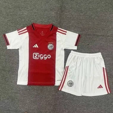 25-26 Ajax Home Kids Soccer Jerseys