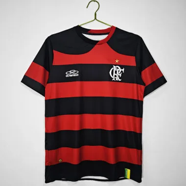 Camisetas de fútbol retro de local del Flamengo de la temporada 2008/09
