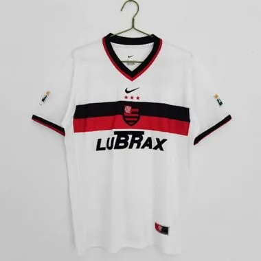Camisetas de fútbol retro del Flamengo para partidos fuera de casa de 2001
