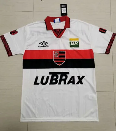 Camisetas de fútbol retro del Flamengo para partidos fuera de casa de la temporada 1995/96
